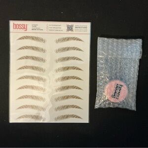 Bossy Eyebrow Tatoo’s and Finish Cream